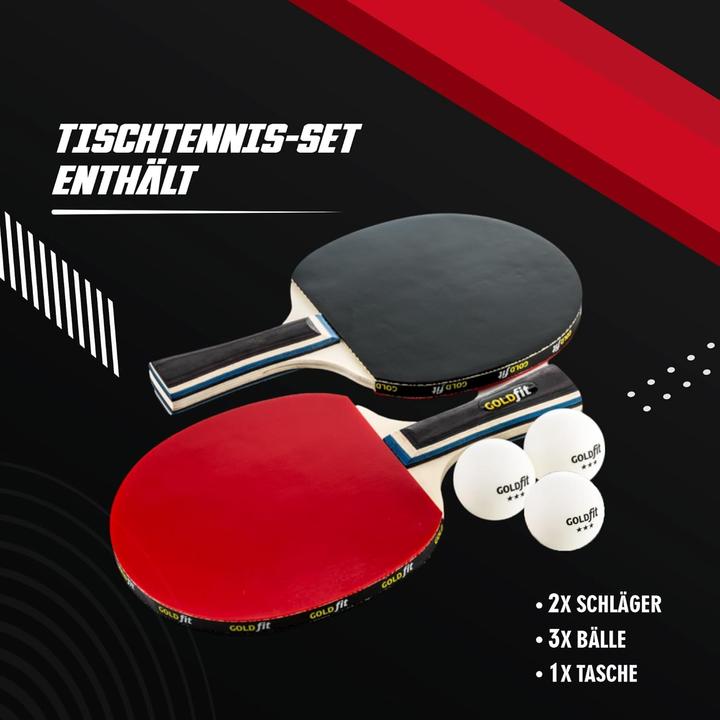 Image du produit Goldman Service Tischtennisschläger Set mit 3 Bällen