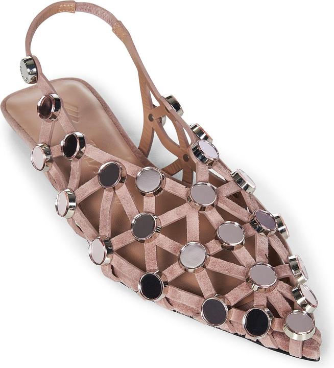 Actual product image The Attico Flat Shoes Beige (39)