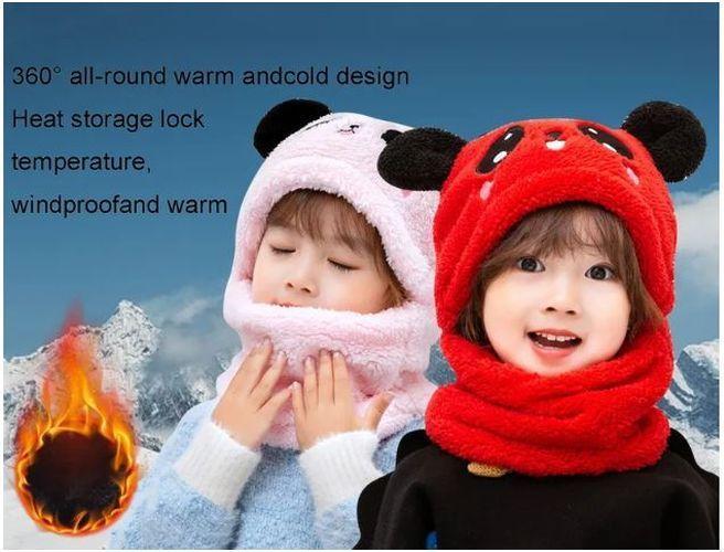 Actual product image MU Style Panda Series children's cartoon winter hat (One size)