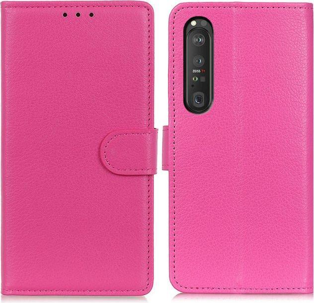 Actual product image MU Classic Litchi Leather Bookcover Series (Sony Xperia 1 III)