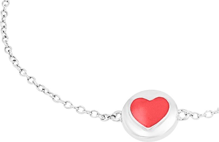 Immagine prodotto S.Oliver Bracciale per ragazze, argento 925 | cuore (16 cm, Argento 925)