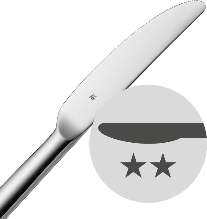 Productafbeelding WMF Bestekset 6 personen Boston 30st Monobloc Messen Roestvrij Staal Gepolijst (30 Stuk, Bestekset)
