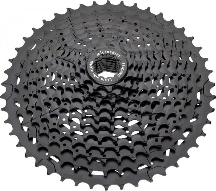 Actual product image Micro Shift Microshift Unisex - Adult x Cassettes, Black, 12-46 (8-speed, 11-32)