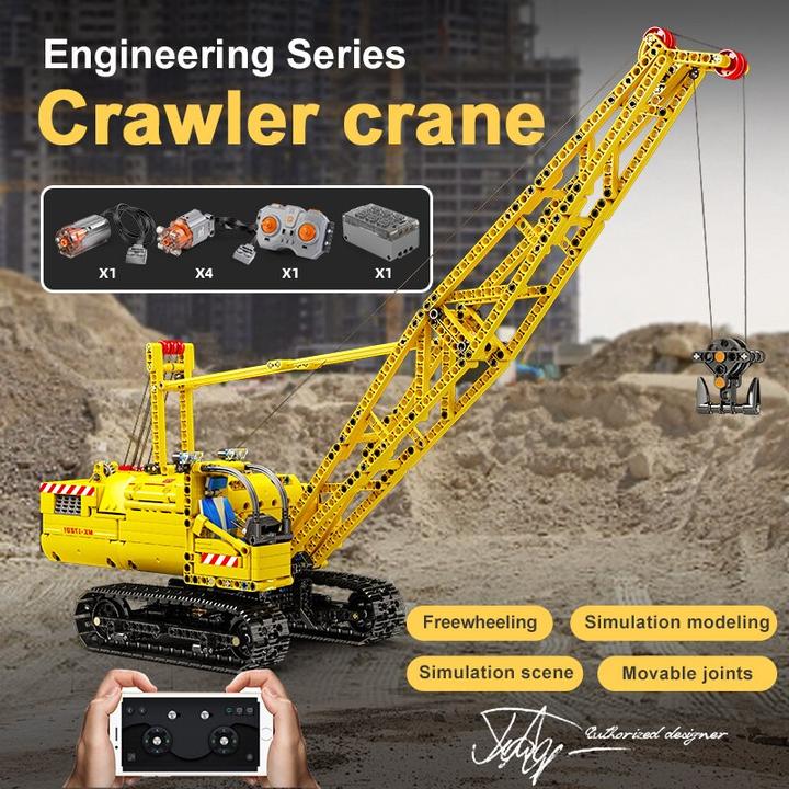 Image du produit Mould King Grue sur chenilles