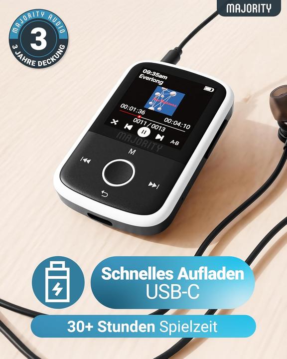 Actual product image Majority MP3 Player Bluetooth mit Laufclip