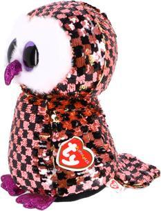 Image du produit Ty Flippables Checks Owl TY36785 (24 cm)