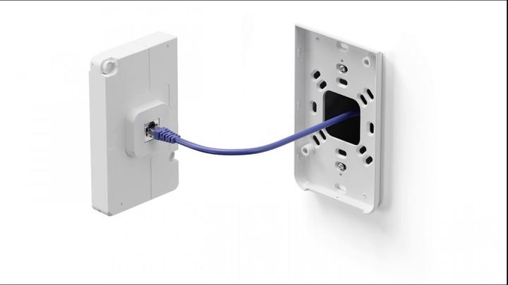 Actual product image Ubiquiti UniFi UAP-IW-HD: Inwall AP (1733 Mbit/s)