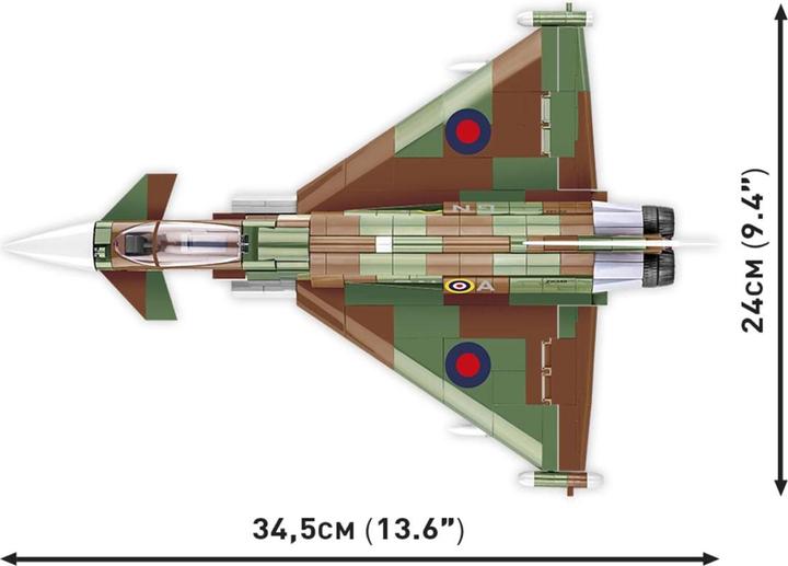 Actual product image Cobi Eurofighter Typhoon FGR4 577 pcs