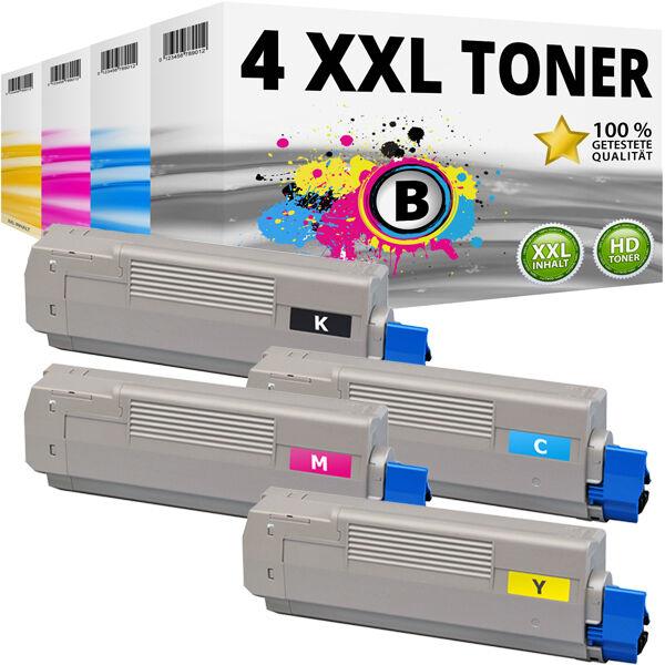 Actual product image Druckfuxx 4x Toner kompatibel Oki C810CDTN C810DN C810N C830CDTN C830DN C830N
