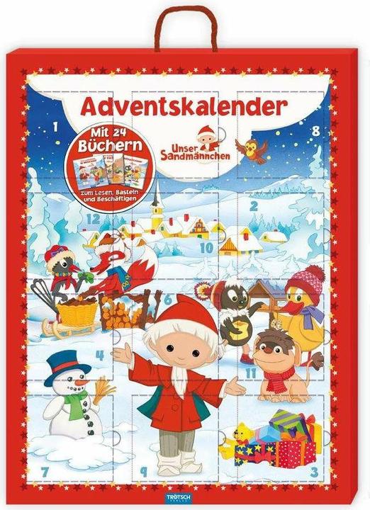 Produktbild Unser Sandmännchen und seine Freunde Adventskalender mit 24 Minibüchern