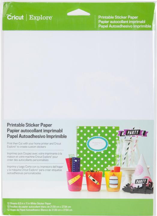 Actual product image Cricut Vinyl film printable (Inkjet)