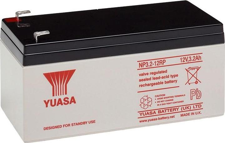 Image du produit Yuasa Akku NP3.2-12, mit Faston 4,8mm Steckkontakten (12 V, 3.20 Ah)