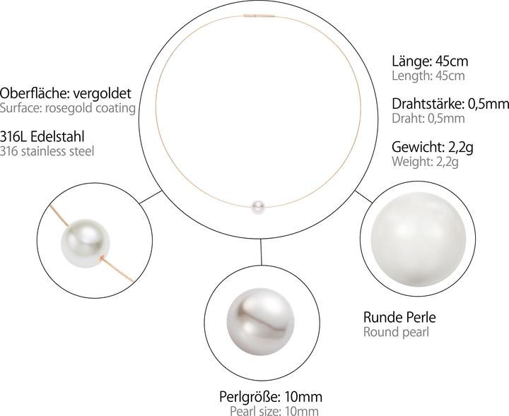 Immagine prodotto Heideman Collana color oro rosa (Acciaio inossidabile)