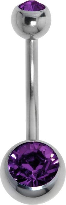 Produktbild Bijouteria Bauchpiercing (Titan, Kristall)