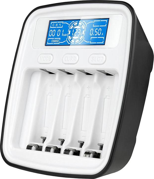 Everactive professional AA / AAA battery charger NC-1000M (1 pcs., AA, AAA, Battery + charger)