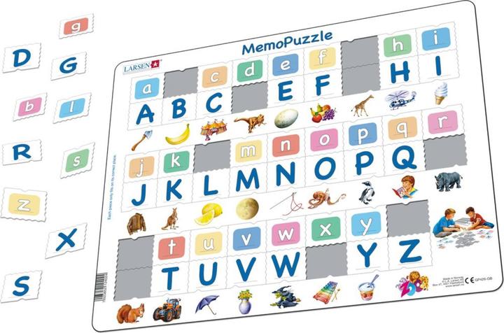 Larsen Memo Das Alphabet mit 26 Gross- und Kleinbuchstaben (Deutsch)