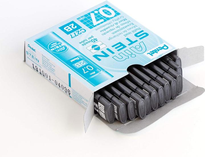 Produktbild Pentel Ain STEIN Feinminen-Set (0.7 mm, 2B) (Ersatzmine, Graphit)