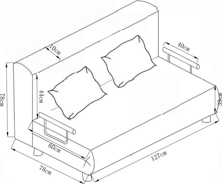Actual product image VCM Kolino (Sofa bed)