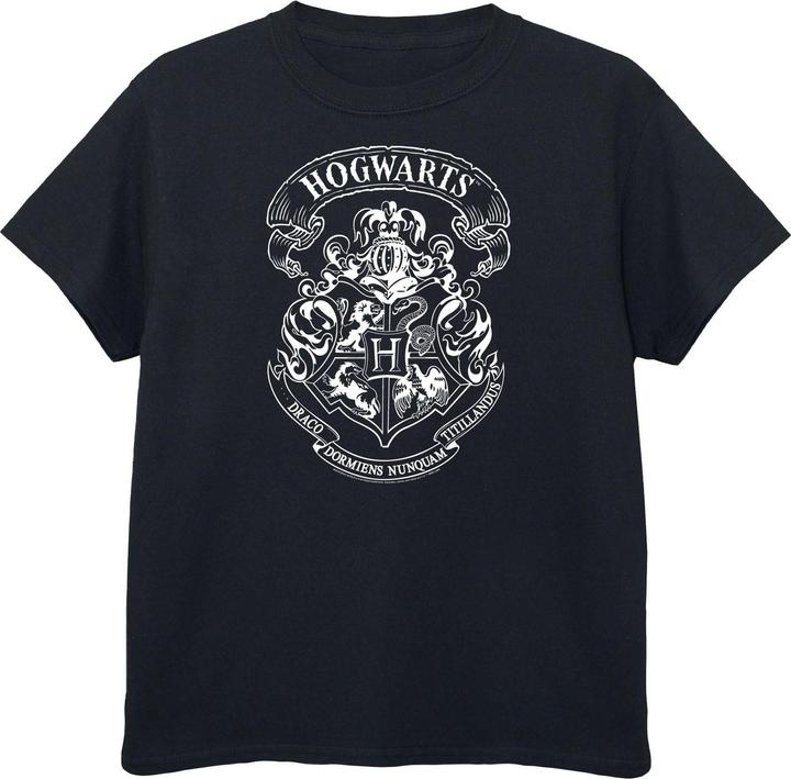 Mädchen Hogwarts Wappen TShirt aus Baumwolle