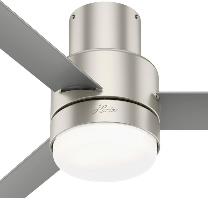 Produktbild Hunter Fans Deckenventilator Gilmour Nickel mit Licht (41 dB)