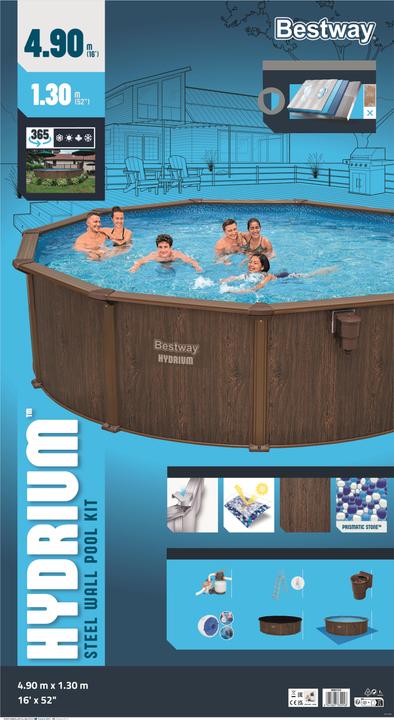 Actual product image Bestway Hydrium Pool Set130cm (Ø 488 x 130 cm)