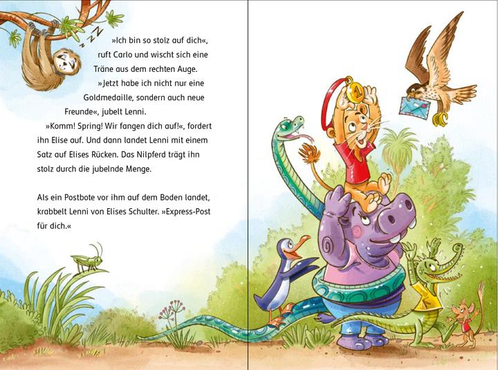 Produktbild Olympiade der Tiere – Auf die Tatzen, fertig, los (Deutsch, Patrick Fix, Tina Schilp, 2024)
