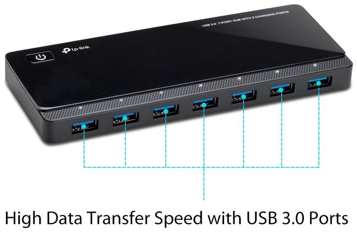 Produktbild TP-Link Uh720 (Micro USB, 7 Ports)