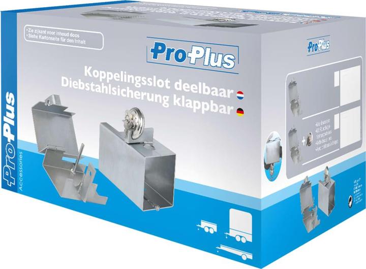 Produktbild ProPlus Diebstahlsicherung klappbar mit Rundbügel-Vorhangschloss