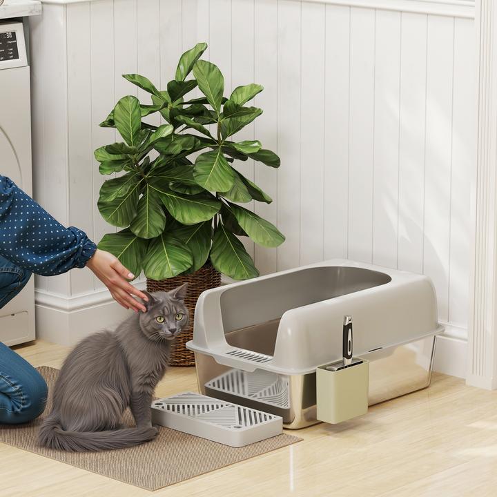 Image du produit PawHut Katzentoilette (Bac à litière ouvert)