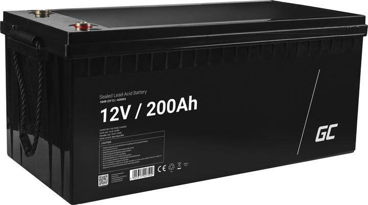 Produktbild GreenCell AGM Battery Lead Acid 12V 200Ah Maintenance Free Green Cell (12 V, 200 Ah)