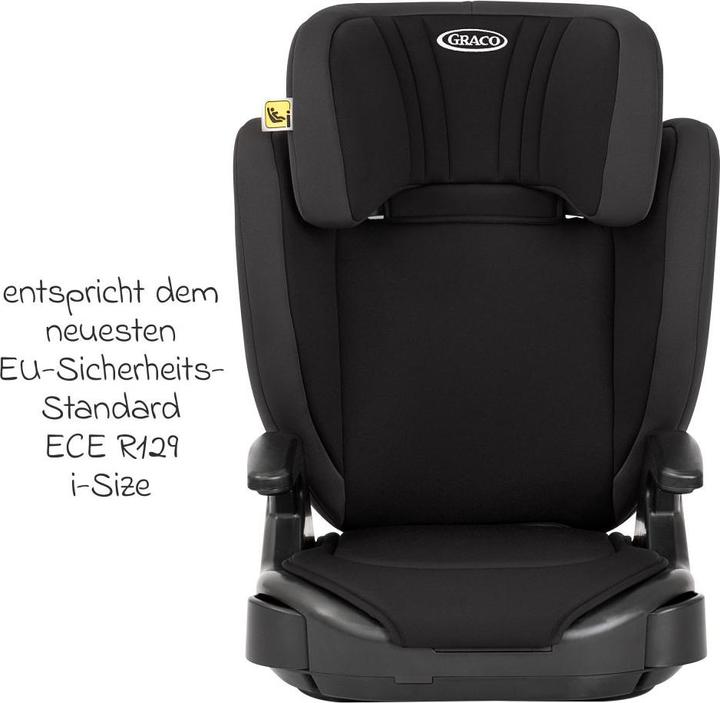 Productafbeelding Graco Junior Maxi™ R44 Kinderzitje (4-12 jaar) - Kleur: IJzer (Kinderzitje, ECE R129/i-Size standaard)