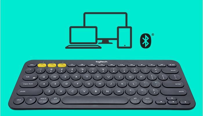 Actual product image Logitech K380 Multi-Device Bluetooth (920-007582), Pilka (Eng. Int., Wireless)