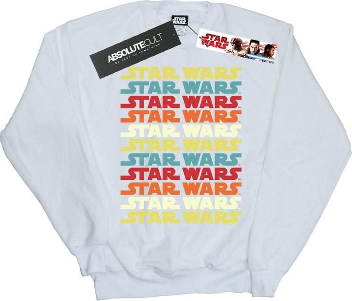 Star Wars Retro Repeat Logo Sweatshirt Jungen