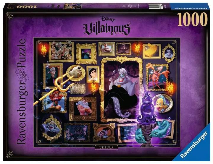 Actual product image Ravensburger Jigsaw Puzzle 1000 pieces 12000039 - Disney Villainous Ursula - The popular characters from (1000 pieces)