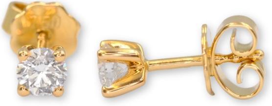 Image du produit Muau Boucles d'oreilles (750/18 K Or jaune)