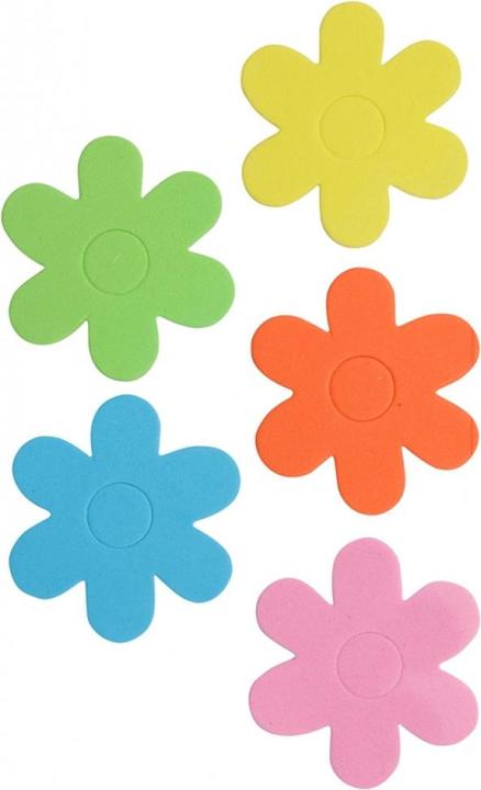 Immagine prodotto Glorex Adesivo in gommapiuma 72 pezzi fiori, autoadesivo
