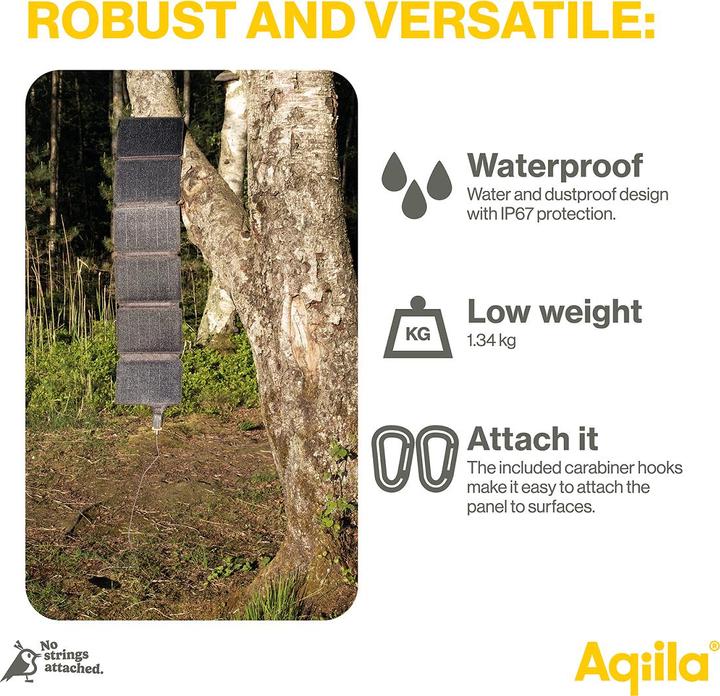 Produktbild Aqiila Sunbird P56 - Foldable solar panel (56 W, 1.34 kg)