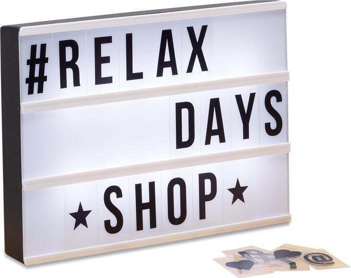 Image du produit Relaxdays boîte à lumière