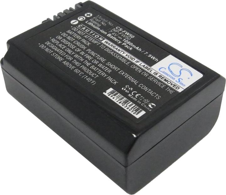 Actual product image CS Cameron Sino Battery for Sony NP-FW50 (Camera battery)