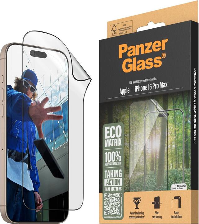 Produktbild PanzerGlass Matrix (1 Stück, Apple iPhone 16 Pro Max)