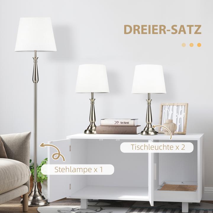 Produktbild Homcom Stehlampen-Set mit E37 Fassung (E27)