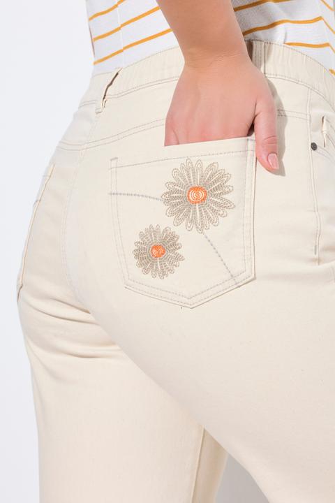 Produktbild Ulla Popken Jeans-Culotte, weites Bein, ungefärbt (60)