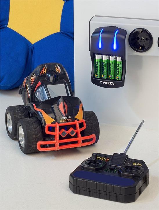 Immagine prodotto Varta caricabatterie a spina (4 pz., AA, 2100 mAh, Batteria + Caricabatterie)