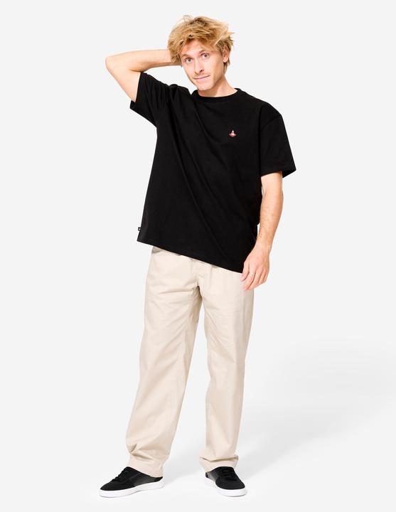 Actual product image Oxelo T-Shirt kurzarm Skateboarding - TS500 Trafic schwarz (XL)