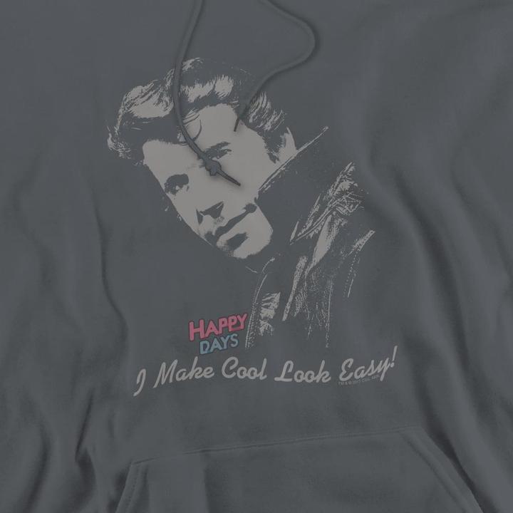 Immagine prodotto Happy Days Cool Felpa con Cappuccio Fonzie Uomo (M)