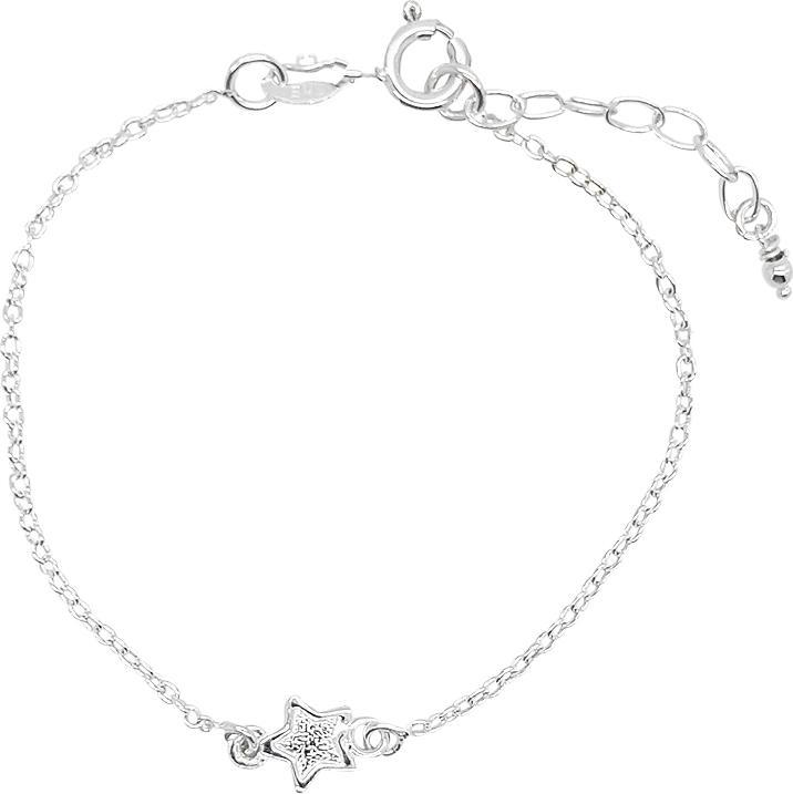 Leyda Armkette Kinnder Stern (16 cm, Silber 925)
