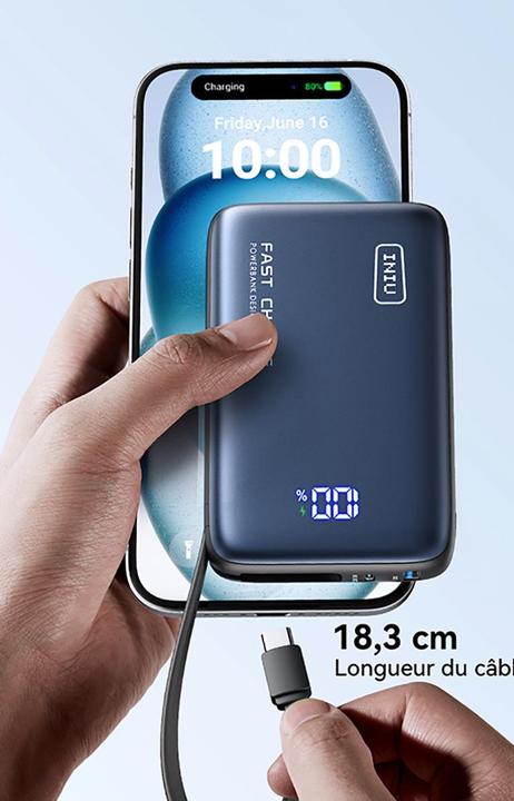 Immagine prodotto INIUPB20ACPOCKETBK Powerbank (20000 mAh, 65 W)
