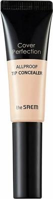 Actual product image The Saem Cover Perfection Allproof Tip Concealer korektor Clear Beige 1.0 12ml (Clear Beige)