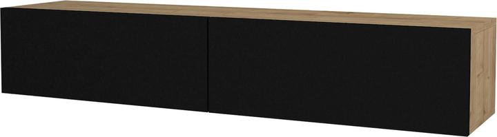Image du produit En.Casa Meuble TV Toivakka 135x31x25cm aspect chêne / noir