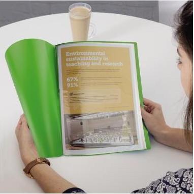 Image du produit Rapesco Sichtbuch Germ-SavvyT DIN A4 Polypropylen (A4, 6 x)